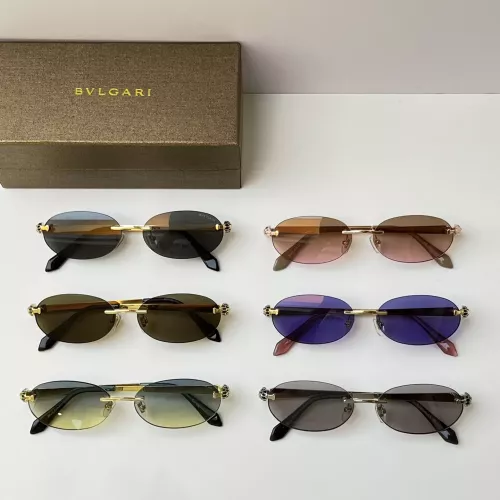 Replica Bvlgari AAA Quality Sunglasses #1335238 $60.00 USD for Wholesale