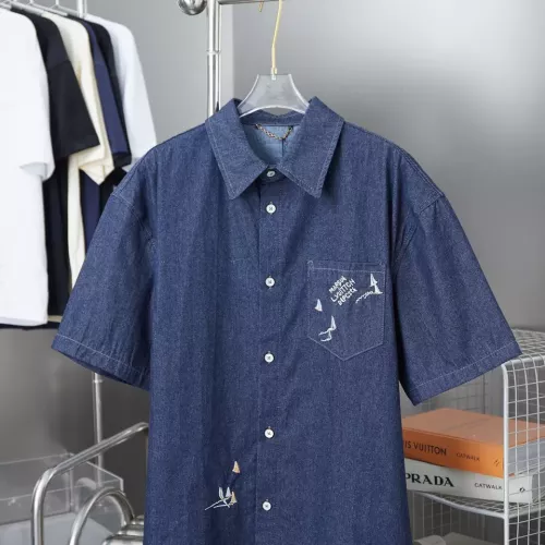 Cheap Louis Vuitton LV Shirts Short Sleeved For Unisex #1335541, $$72.00 USD On Louis Vuitton LV Shirts