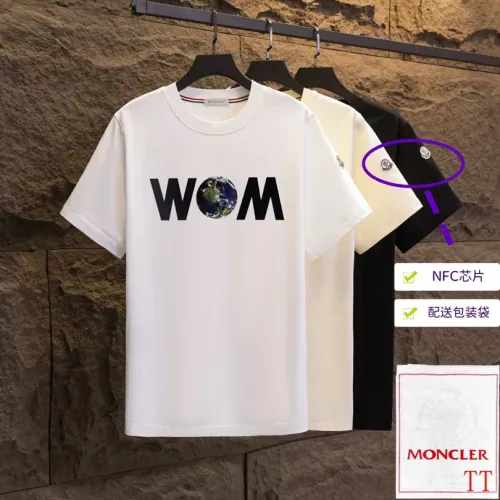 Replica Moncler T-Shirts Short Sleeved For Unisex #1335584 $42.00 USD for Wholesale
