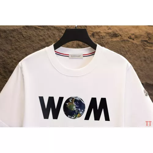 Replica Moncler T-Shirts Short Sleeved For Unisex #1335584 $42.00 USD for Wholesale
