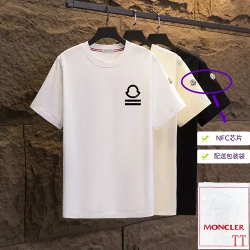 Replica Moncler T-Shirts Short Sleeved For Unisex #1335593 $42.00 USD for Wholesale