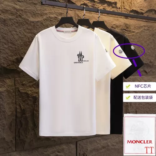 Replica Moncler T-Shirts Short Sleeved For Unisex #1335596 $42.00 USD for Wholesale