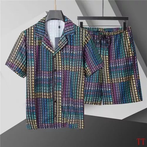 Cheap Louis Vuitton LV Tracksuits Short Sleeved For Men #1335676, $$60.00 USD On Louis Vuitton LV Tracksuits