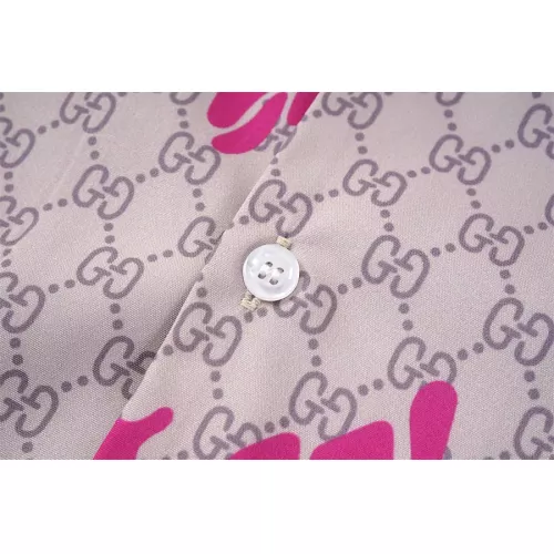 Replica Gucci Shirts Short Sleeved For Men #1335711 $36.00 USD for Wholesale