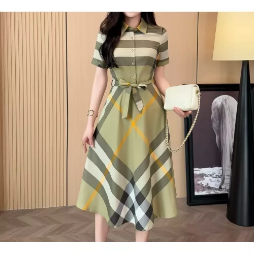 Cheap Burberry Dresses Short Sleeved For Women #1335838, $$85.00 USD On Burberry Dresses