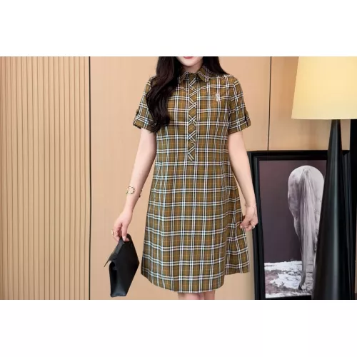 Cheap Burberry Dresses Short Sleeved For Women #1335843, $$85.00 USD On Burberry Dresses