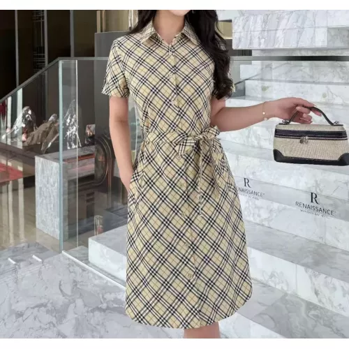 Cheap Burberry Dresses Short Sleeved For Women #1335845, $$85.00 USD On Burberry Dresses
