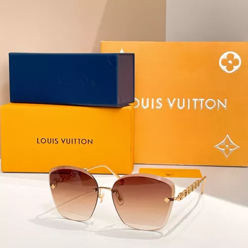 Cheap Louis Vuitton AAA Quality Sunglasses #1335993, $$60.00 USD On Louis Vuitton AAA Quality Sunglasses