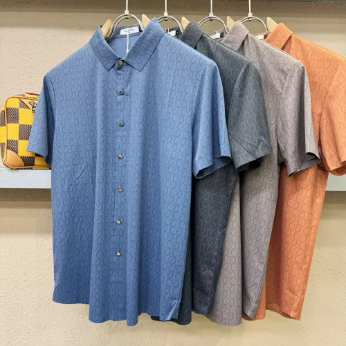 Replica Valentino Shirts Short Sleeved For Men #1336029 $96.00 USD for Wholesale