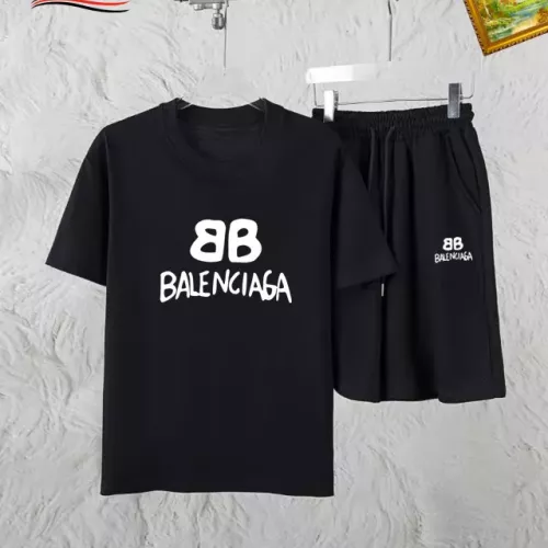 Cheap Balenciaga Fashion Tracksuits Short Sleeved For Men #1336079, $$48.00 USD On Balenciaga Fashion Tracksuits