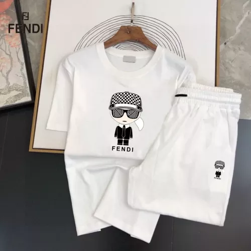 Cheap Fendi Tracksuits Short Sleeved For Men #1336136, $$48.00 USD On Fendi Tracksuits