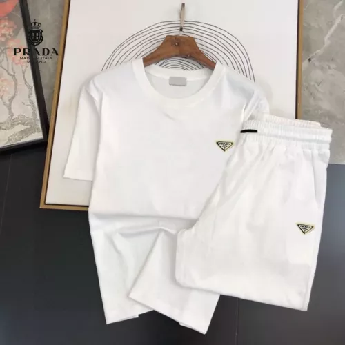 Cheap Prada Tracksuits Short Sleeved For Men #1336148, $$48.00 USD On Prada Tracksuits