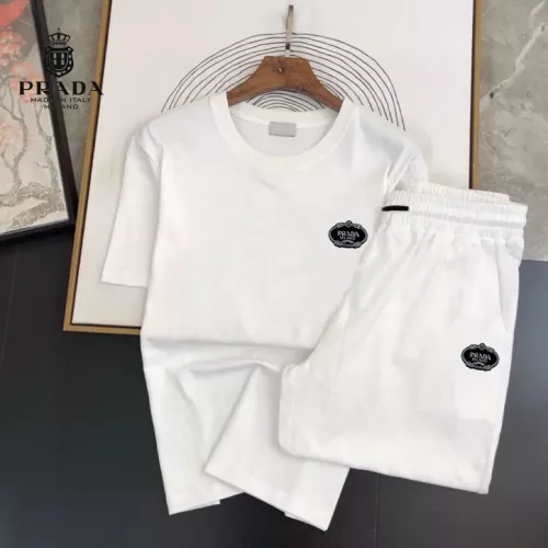 Cheap Prada Tracksuits Short Sleeved For Men #1336165, $$48.00 USD On Prada Tracksuits