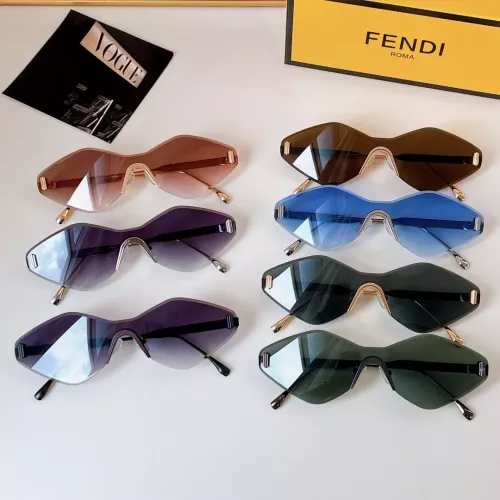 Replica Fendi AAA Quality Sunglasses #1336295 $60.00 USD for Wholesale