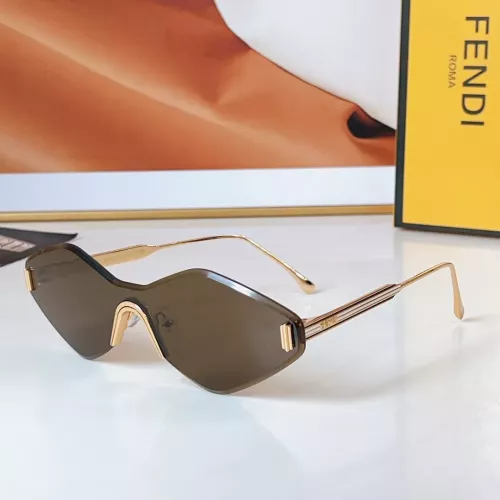 Cheap Fendi AAA Quality Sunglasses #1336296, $$60.00 USD On Fendi AAA Quality Sunglasses