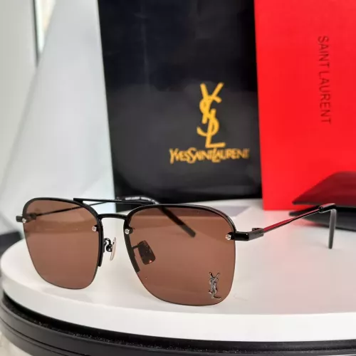 Cheap Yves Saint Laurent YSL AAA Quality Sunglasses #1336477, $$60.00 USD On Yves Saint Laurent YSL AAA Quality Sunglasses
