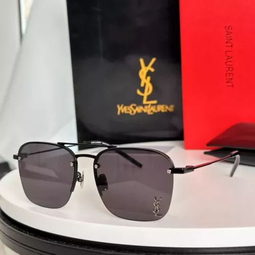 Cheap Yves Saint Laurent YSL AAA Quality Sunglasses #1336479, $$60.00 USD On Yves Saint Laurent YSL AAA Quality Sunglasses