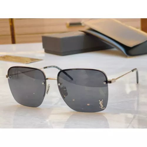 Cheap Yves Saint Laurent YSL AAA Quality Sunglasses #1336489, $$60.00 USD On Yves Saint Laurent YSL AAA Quality Sunglasses