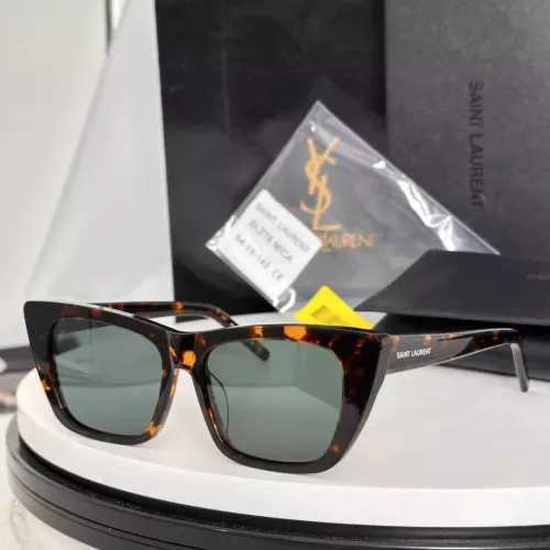 Cheap Yves Saint Laurent YSL AAA Quality Sunglasses #1336493, $$60.00 USD On Yves Saint Laurent YSL AAA Quality Sunglasses