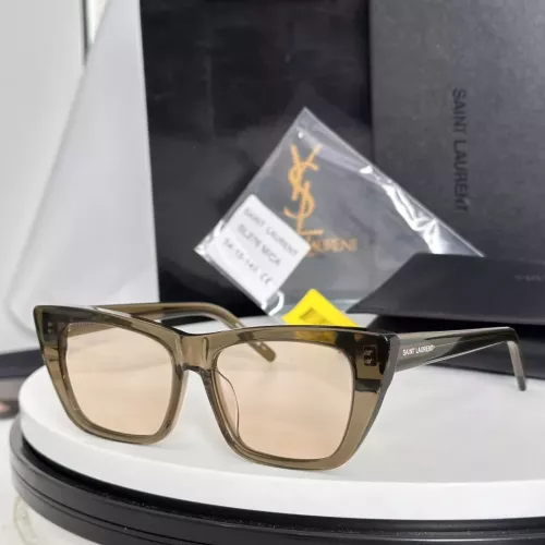 Cheap Yves Saint Laurent YSL AAA Quality Sunglasses #1336495, $$60.00 USD On Yves Saint Laurent YSL AAA Quality Sunglasses