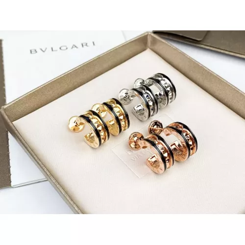 Replica Bvlgari Earrings In Gold For Women #1336538 $36.00 USD for Wholesale