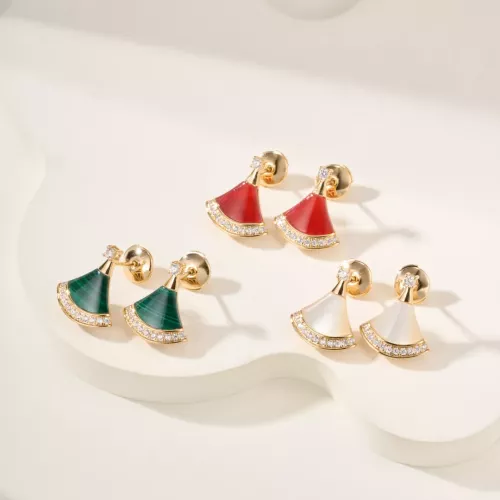 Replica Bvlgari Earrings For Women #1336552 $56.00 USD for Wholesale