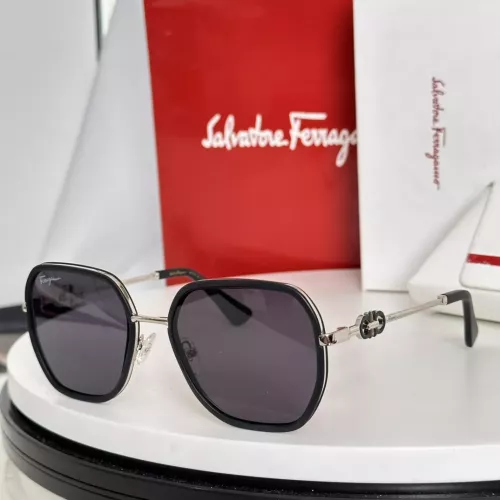 Cheap Salvatore Ferragamo AAA Quality Sunglasses #1336825, $$64.00 USD On Salvatore Ferragamo AAA Quality Sunglasses