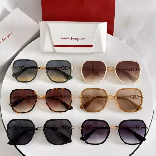 Replica Salvatore Ferragamo AAA Quality Sunglasses #1336829 $64.00 USD for Wholesale
