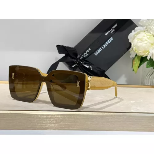 Cheap Yves Saint Laurent YSL AAA Quality Sunglasses #1336834, $$68.00 USD On Yves Saint Laurent YSL AAA Quality Sunglasses