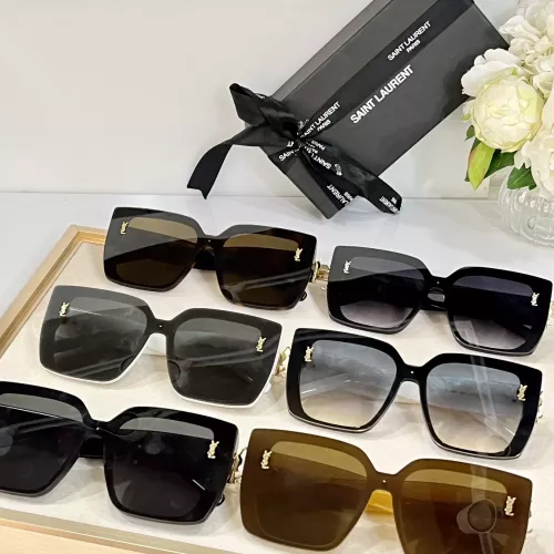 Replica Yves Saint Laurent YSL AAA Quality Sunglasses #1336835 $68.00 USD for Wholesale