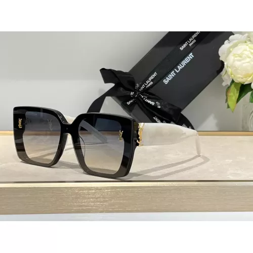 Cheap Yves Saint Laurent YSL AAA Quality Sunglasses #1336838, $$68.00 USD On Yves Saint Laurent YSL AAA Quality Sunglasses