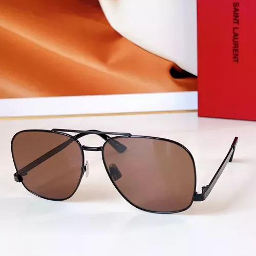 Cheap Yves Saint Laurent YSL AAA Quality Sunglasses #1336843, $$60.00 USD On Yves Saint Laurent YSL AAA Quality Sunglasses