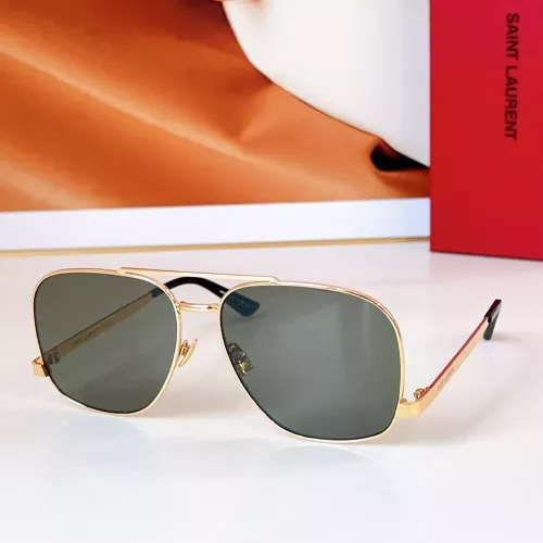 Cheap Yves Saint Laurent YSL AAA Quality Sunglasses #1336845, $$60.00 USD On Yves Saint Laurent YSL AAA Quality Sunglasses