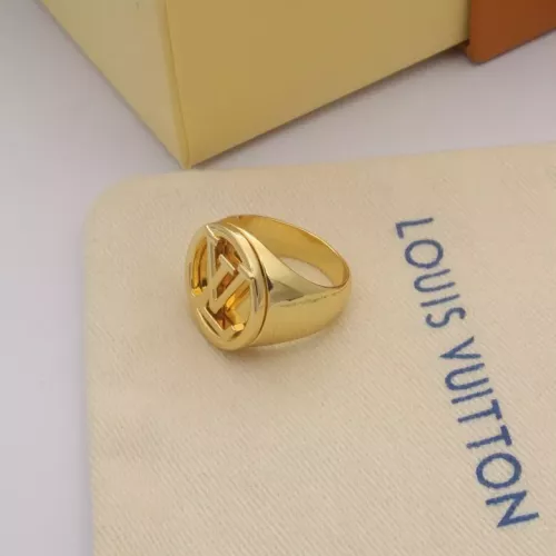 Replica Louis Vuitton LV Rings In Gold #1337069 $25.00 USD for Wholesale