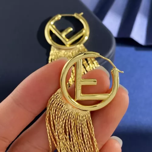 Replica Fendi Earrings For Women #1337081 $32.00 USD for Wholesale