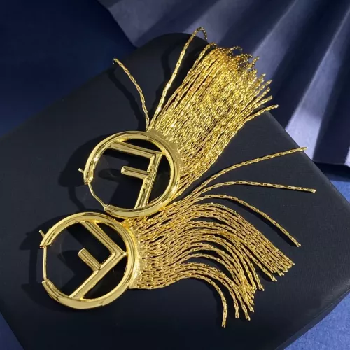 Replica Fendi Earrings For Women #1337081 $32.00 USD for Wholesale