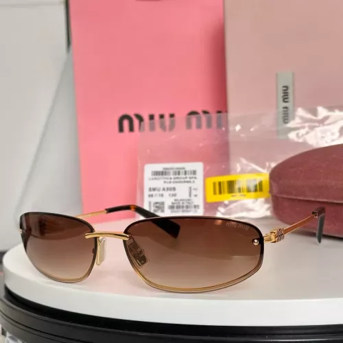 Cheap MIU MIU AAA Quality Sunglasses #1337131, $$60.00 USD On MIU MIU AAA Sunglasses