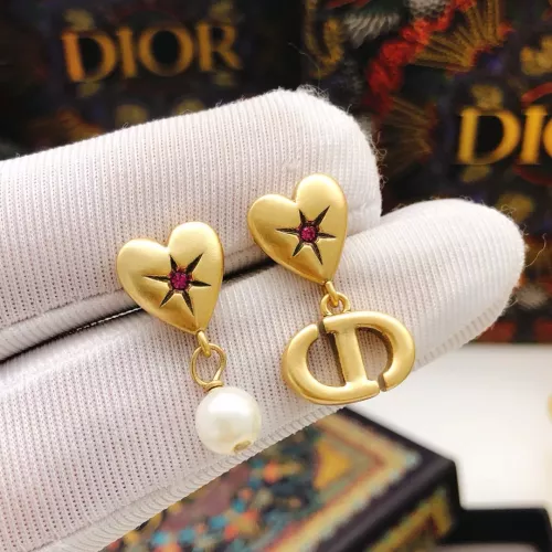 Replica Christian Dior Earrings For Women #1337246 $25.00 USD for Wholesale