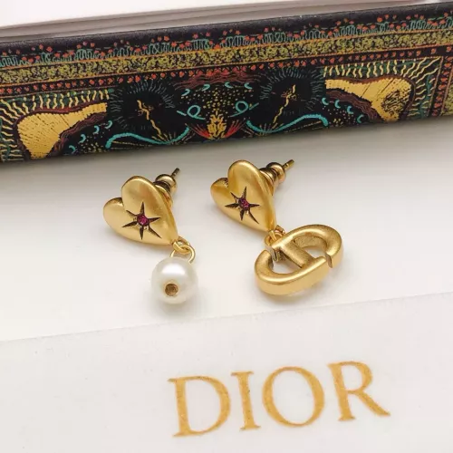 Replica Christian Dior Earrings For Women #1337246 $25.00 USD for Wholesale