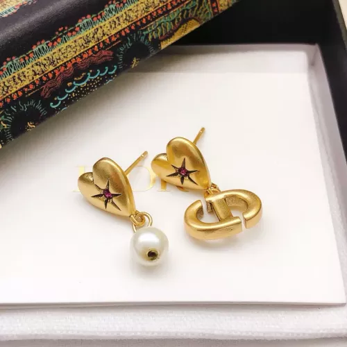 Replica Christian Dior Earrings For Women #1337246 $25.00 USD for Wholesale
