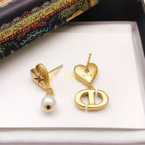 Replica Christian Dior Earrings For Women #1337246 $25.00 USD for Wholesale