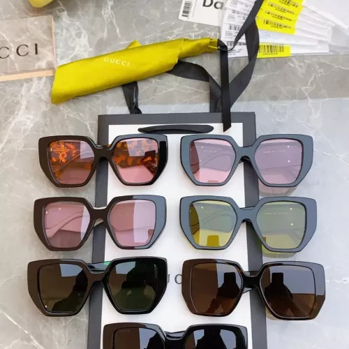 Replica Gucci AAA Quality Sunglasses #1337420 $56.00 USD for Wholesale