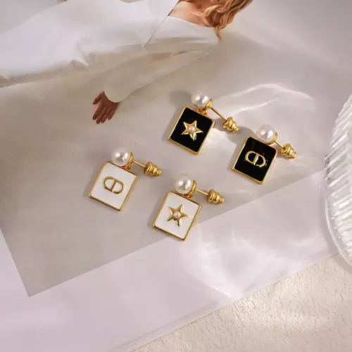 Replica Christian Dior Earrings For Women #1337746 $27.00 USD for Wholesale