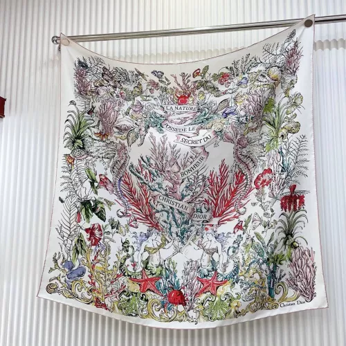 Cheap Christian Dior Silk Squares #1337915, $$64.00 USD On Christian Dior Scarf