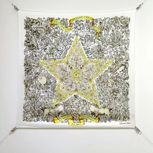 Cheap Christian Dior Silk Squares #1337921, $$64.00 USD On Christian Dior Scarf