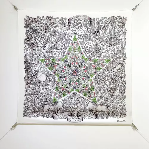 Cheap Christian Dior Silk Squares #1337922, $$64.00 USD On Christian Dior Scarf