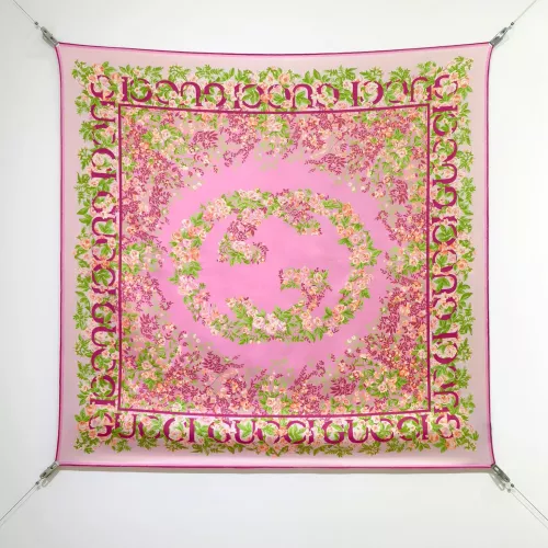 Cheap Gucci Silk Squares #1338008, $$64.00 USD On Gucci Scarf