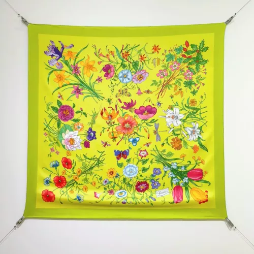 Cheap Gucci Silk Squares #1338018, $$64.00 USD On Gucci Scarf