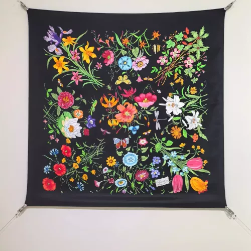 Cheap Gucci Silk Squares #1338020, $$64.00 USD On Gucci Scarf