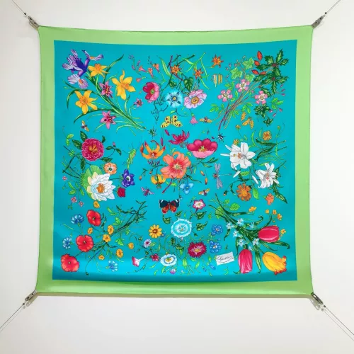 Cheap Gucci Silk Squares #1338021, $$64.00 USD On Gucci Scarf